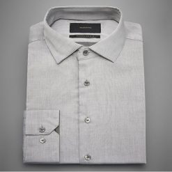 Koszula regular fit - Jasny szar. Niebieskie koszule męskie marki Reserved. Za 69,99 zł.