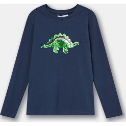 Koszulka chłopięca - Granatowy. Niebieskie t-shirty chłopięce Sinsay, bez wzorów, bez rękawów. Za 12,99 zł.