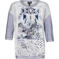 T-shirt SPORTALM LEILAFF. Szare bluzki damskie Sportalm, z nadrukiem, z tkaniny, z okrągłym kołnierzem. W wyprzedaży za 216,00 zł.