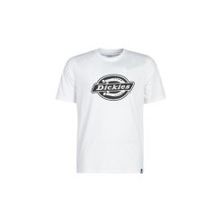 T-shirty z krótkim rękawem Dickies HS ONE COLOR. Białe t-shirty męskie marki Dickies, s, bez wzorów, bez kołnierzyka, krótkie. Za 89,00 zł.