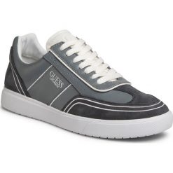 Sneakersy GUESS - Mercurio FM6NET LEA12 GREY. Szare sneakersy męskie Guess, bez zapięcia. W wyprzedaży za 379,00 zł.