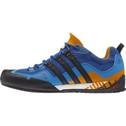 Buty adidas Terrex Swift Solo M AQ5296. Niebieskie buty sportowe męskie Adidas, z materiału, na sznurówki, wspinaczkowe, adidas terrex. W wyprzedaży za 409,00 zł.