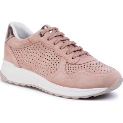 Sneakersy GEOX - D Airell B D022SB 00022 C8191 Dk Skin. Różowe półbuty damskie Geox, z zamszu. Za 429,00 zł.