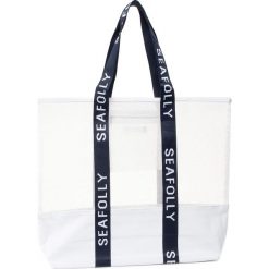 Torebka SEAFOLLY - Carried Away 71581-BG White. Białe torebki klasyczne damskie Seafolly, bez wzorów, z materiału, eleganckie, bez dodatków. Za 249,00 zł.