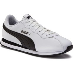 Sneakersy PUMA - Turin II 366962 04 Puma White/Puma Black. Białe sneakersy męskie Puma, na co dzień, bez wzorów, ze skóry ekologicznej, bez zapięcia. Za 249,00 zł.