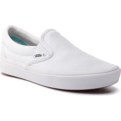 Tenisówki VANS - Comfycush Slip-On VN0A3WMDVNG1 True White/True. Białe trampki dziewczęce Vans, z gumy. Za 299,00 zł.