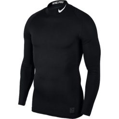 Koszulka biegowa męska NIKE M NP TOP LS COMP MOCK / 838079-010. Koszulki męskie Nike, m, bez wzorów, bez kołnierzyka, bez rękawów. Za 77,99 zł.