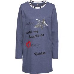 Kurtka zakładana przez głowę bonprix zielono-ciemnoniebiesko-biały. Zielone bluzy damskie bonprix, m, bez wzorów, bez kaptura. Za 149,99 zł.