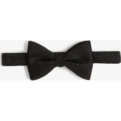 HUGO - Muszka męska z jedwabiu, niebieski. Niebieskie muszki męskie HUGO, bez wzorów, z jedwabiu, eleganckie. Za 199,95 zł.