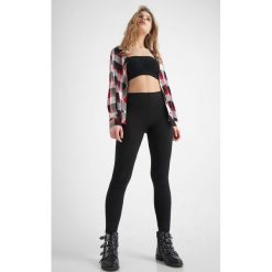 Legginsy z wysokim stanem. Czarne legginsy marki Orsay, xs, z dzianiny. Za 29,99 zł.