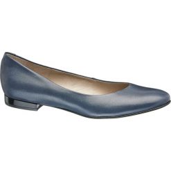 Baleriny damskie: baleriny damskie 5th Avenue niebieskie