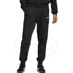 Spodnie dresowe ADIDAS Essentials Plain DU0372. Czarne spodnie męskie Adidas, m, z bawełny. Za 155,00 zł.