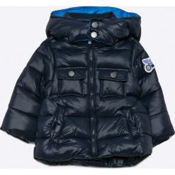 Blukids - Kurtka dziecięca 68-98 cm. Niebieskie kurtki męskie Blukids, bez wzorów, z poliesteru, krótkie, bez kaptura. W wyprzedaży za 89,90 zł.