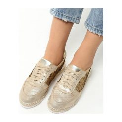 Espadryle damskie: Srebrne Espadryle Teres