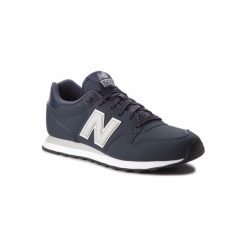 NEW BALANCE GM500BLG. Niebieskie buty sportowe męskie New Balance, ze skóry ekologicznej, bez zapięcia. Za 299,99 zł.
