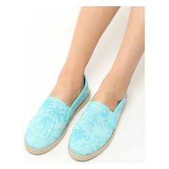 Espadryle damskie: Jasnoniebieskie Espadryle Palm Beach