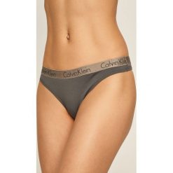 Calvin Klein Underwear - Stringi (3-pack). Szare majtki damskie Calvin Klein Underwear, xs, z elastanu. W wyprzedaży za 129,90 zł.
