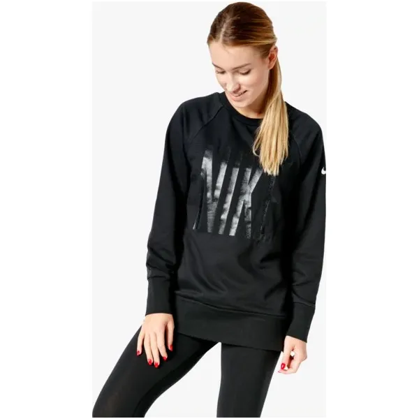 Nike Bluza Dry Top Crew Grx Ho , czarny, rozmiar S. Czarne topy damskie Nike, s, bez wzorów, z poliesteru, z klasycznym kołnierzykiem. W wyprzedaży za 159,99 zł.