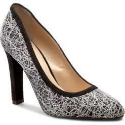 Półbuty SOLO FEMME - 45528-033G09/020-04-00 Czarny. Szare półbuty damskie Solo Femme, bez wzorów, ze skóry, bez obcasa, na obcasie, bez zapięcia. W wyprzedaży za 189,00 zł.