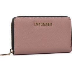 Duży Portfel Damski LOVE MOSCHINO - JC5559PP16LQ0601 Cipria. Różowe portfele damskie Love Moschino, bez wzorów, ze skóry ekologicznej. Za 349,00 zł.