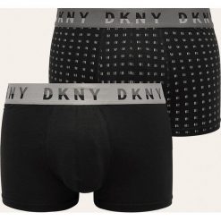 Dkny - Bokserki (2 pack). Czarne bokserki męskie DKNY, bez wzorów, z elastanu. W wyprzedaży za 99,90 zł.