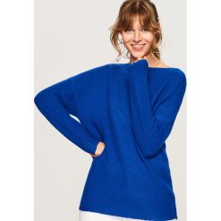 Sweter z prostym dekoltem - Niebieski. Niebieskie bez kategorii Reserved, s. Za 59,99 zł.