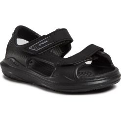 Sandały CROCS - Swiftwater Expedition Sandal K 206267 Black/Slate Grey. Czarne sandały chłopięce Crocs, z tworzywa sztucznego, bez zapięcia. W wyprzedaży za 99,00 zł.