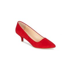 Czółenka Paco Gil LEATHER SOLE. Czerwone czółenka damskie marki Paco Gil, bez wzorów, bez obcasa. Za 543,20 zł.