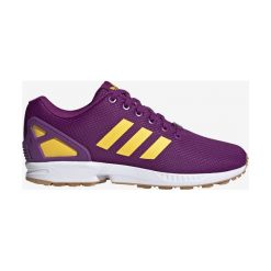 Adidas Originals ZX Flux Tenisówki Fioletowy. Fioletowe trampki i tenisówki damskie adidas Originals, bez wzorów, z materiału, bez zapięcia. Za 412,95 zł.