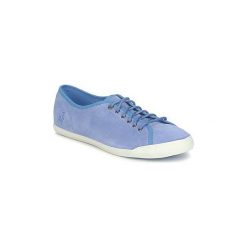 Buty Le Coq Sportif DEAUVILLE LP SUEDE. Niebieskie trampki i tenisówki damskie marki le coq sportif, bez wzorów, bez zapięcia. Za 231,20 zł.
