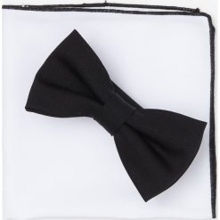Mucha elegant czarny slim 201. Czarne muszki męskie Recman, bez wzorów. Za 49,00 zł.
