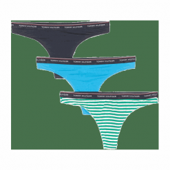 Tommy Hilfiger stringi damskie UW0UW01609 3P Thong Stripe Print, 3 szt., M wielokolorowe. Stringi damskie TOMMY HILFIGER, m, bez wzorów. Za 179,00 zł.