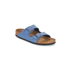 Klapki Birkenstock ARIZONA. Niebieskie kapcie męskie marki Birkenstock, bez wzorów. Za 230,30 zł.