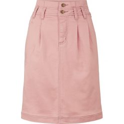Spódnica z wygodnej dzianiny dresowej ze stretchem bonprix stary jasnoróżowy. Różowe spódniczki damskie bonprix, bez wzorów, z dzianiny, retro. Za 64,99 zł.