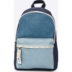 Tommy Hilfiger - Plecak. Szare plecaki damskie TOMMY HILFIGER, z bawełny. W wyprzedaży za 329,90 zł.