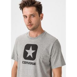 Converse Box Star Koszulka Szary. Szare podkoszulki męskie Converse, l, bez wzorów, z bawełny, z krótkim rękawem. Za 119,95 zł.