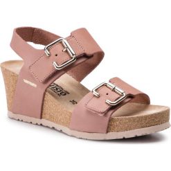 Sandały MEPHISTO - Lissandra L2321 Old Pink. Różowe klapki damskie Mephisto, bez wzorów, ze skóry, bez obcasa, na obcasie. W wyprzedaży za 399,00 zł.