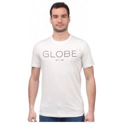 T-shirty męskie: Globe T-Shirt Męski Phase S Kremowy