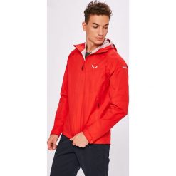 Salewa - Kurtka Puez (Aqua 3). Czerwone płaszcze męskie marki Salewa, s, bez wzorów, z materiału, krótkie, z kapturem. W wyprzedaży za 349,90 zł.