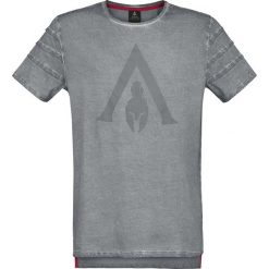 Assassin's Creed Odyssey - Logo T-Shirt szary. Szare t-shirty męskie z nadrukiem marki Assassin's Creed, m, ze skóry, z okrągłym kołnierzem. Za 99,90 zł.