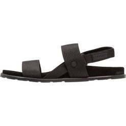 Sandały męskie skórzane: Hunter MENS FOOTBED Sandały black
