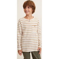 Mango Kids - Longsleeve dziecięcy Doppler 110-164 cm. Szare t-shirty chłopięce marki Mango Kids, bez wzorów, z bawełny, bez rękawów. W wyprzedaży za 35,90 zł.