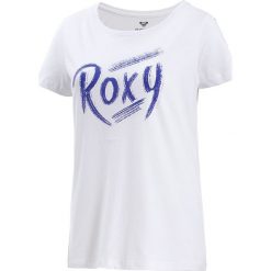 Koszulka "Itty Be Brush Brush" w kolorze białym. Białe koszulki damskie Street Wear, na co dzień, s, z nadrukiem, z bawełny, z okrągłym kołnierzem, bez rękawów. W wyprzedaży za 42,95 zł.