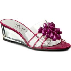 Klapki damskie: Klapki AZURÉE – Nunati 30Te Vernis Frambo/Motif Amethyste 01