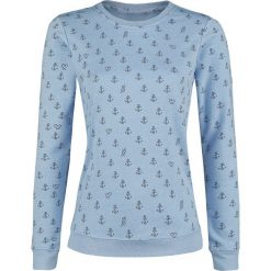 Bluzy rozpinane damskie: Sublevel Anchors Bluza damska niebieski