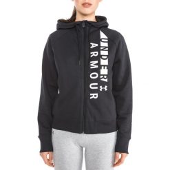 Under Armour Rival Bluza Czarny. Czarne bluzy damskie Under Armour, xs, z nadrukiem, z bawełny, bez rękawów, bez kaptura. Za 292,95 zł.