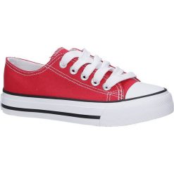 Czerwone trampki sznurowane casu xt66. Czerwone trampki dziewczęce Casu, bez wzorów, na sznurówki. Za 39,99 zł.