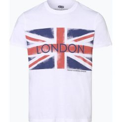 Finshley & Harding London - T-shirt męski, biały. Białe t-shirty męskie Finshley & Harding London, s, bez wzorów, bez kołnierzyka. Za 89,95 zł.
