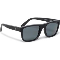 Okulary przeciwsłoneczne POLO RALPH LAUREN - 0PH4145 552381 Matte Black/Rubber Grey. Szare okulary przeciwsłoneczne męskie Polo Ralph Lauren, z tworzywa sztucznego. W wyprzedaży za 459,00 zł.