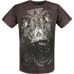 Metal God by Rob Halford Iron Cross Magic Day T-Shirt szary/ciemnoczerwony. Białe t-shirty męskie z nadrukiem marki KALENJI, m, z elastanu, z dekoltem na plecach. Za 62,90 zł.